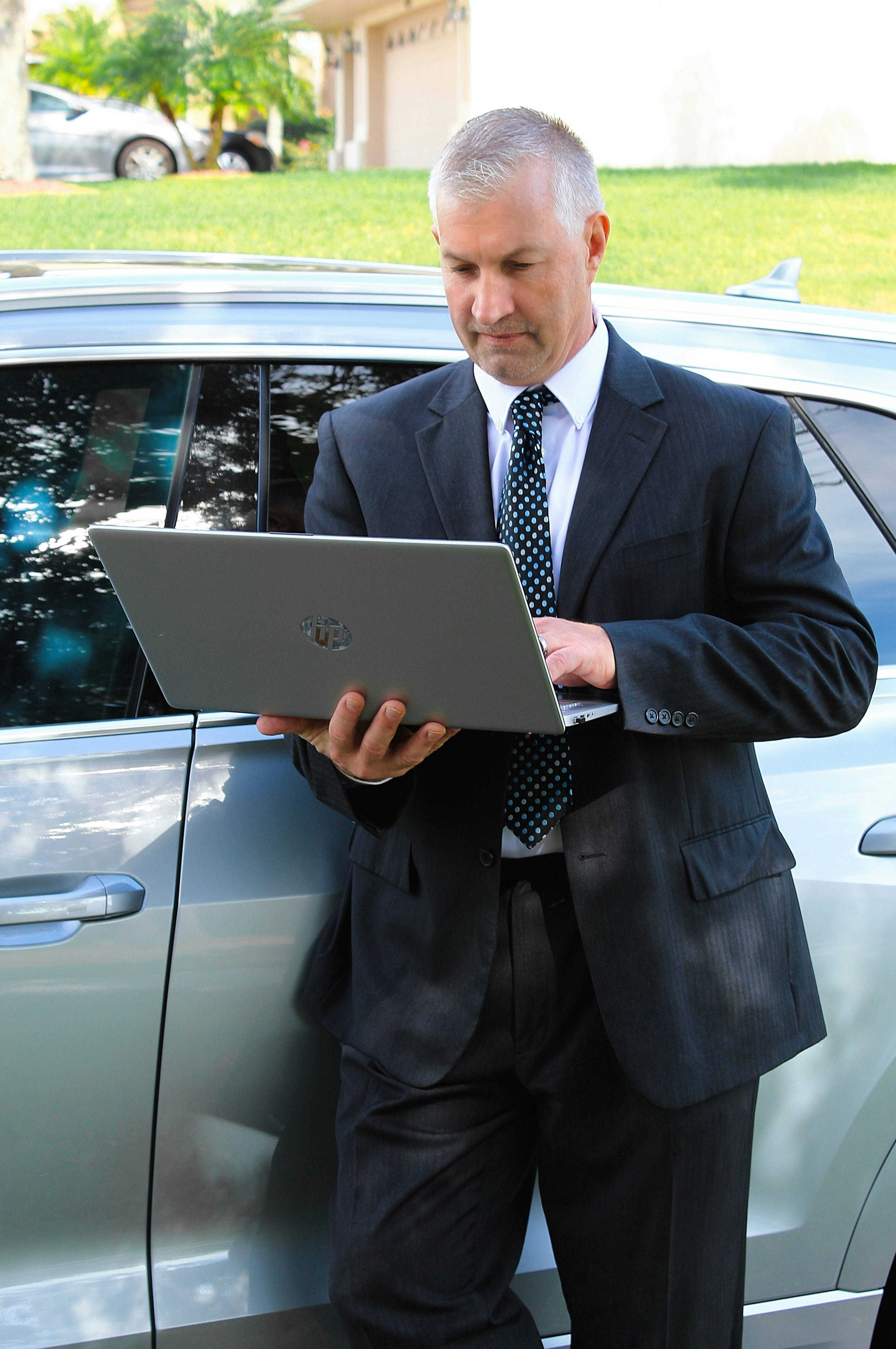 Business leader reviewing accurate real-time report